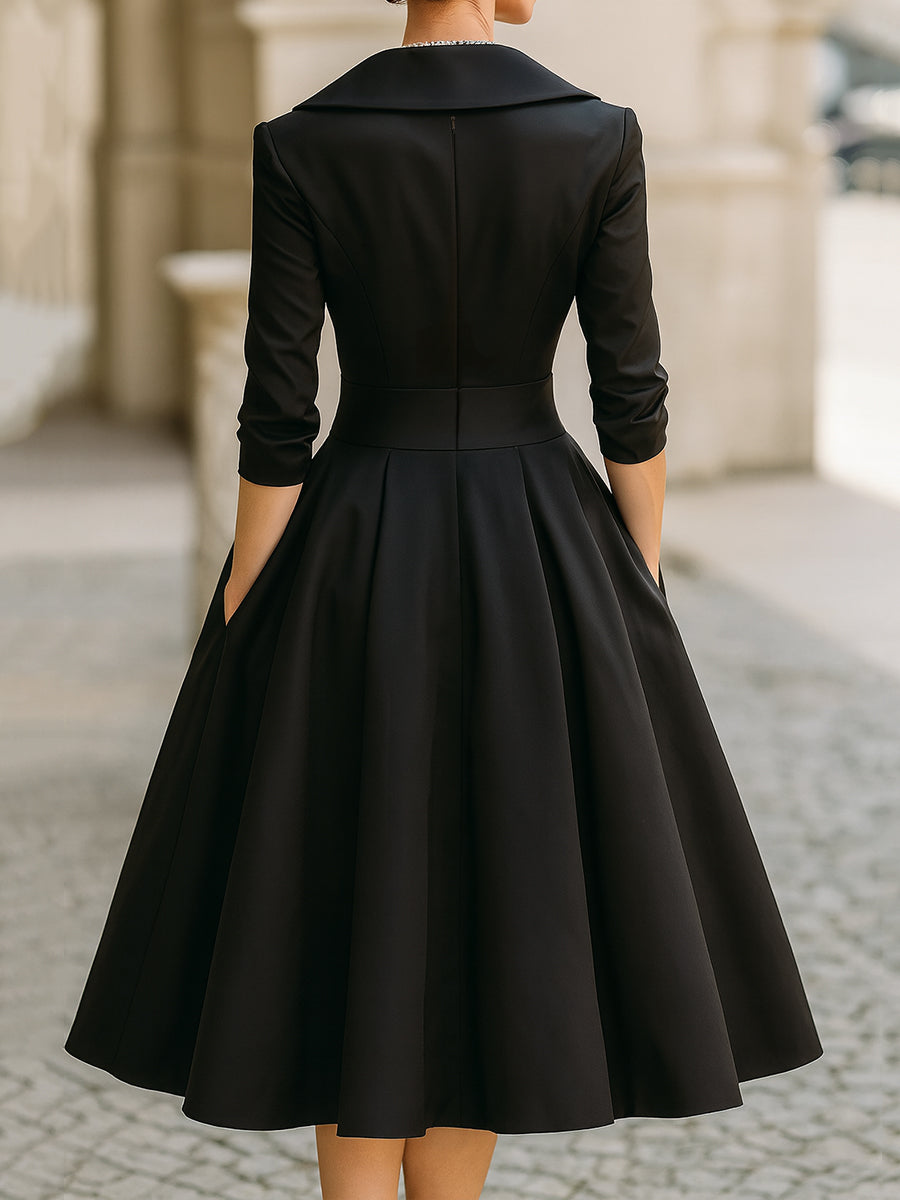 Satin Midi Robe