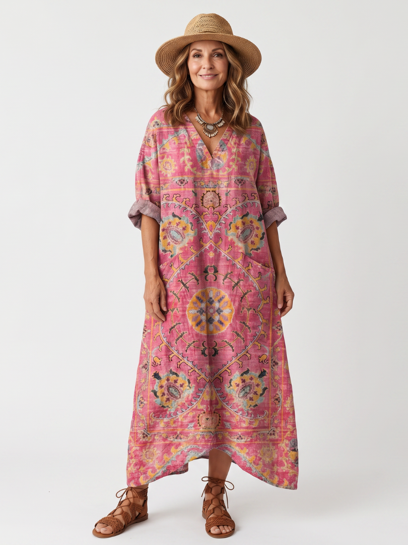 Tilda | Abstract Midi Dress