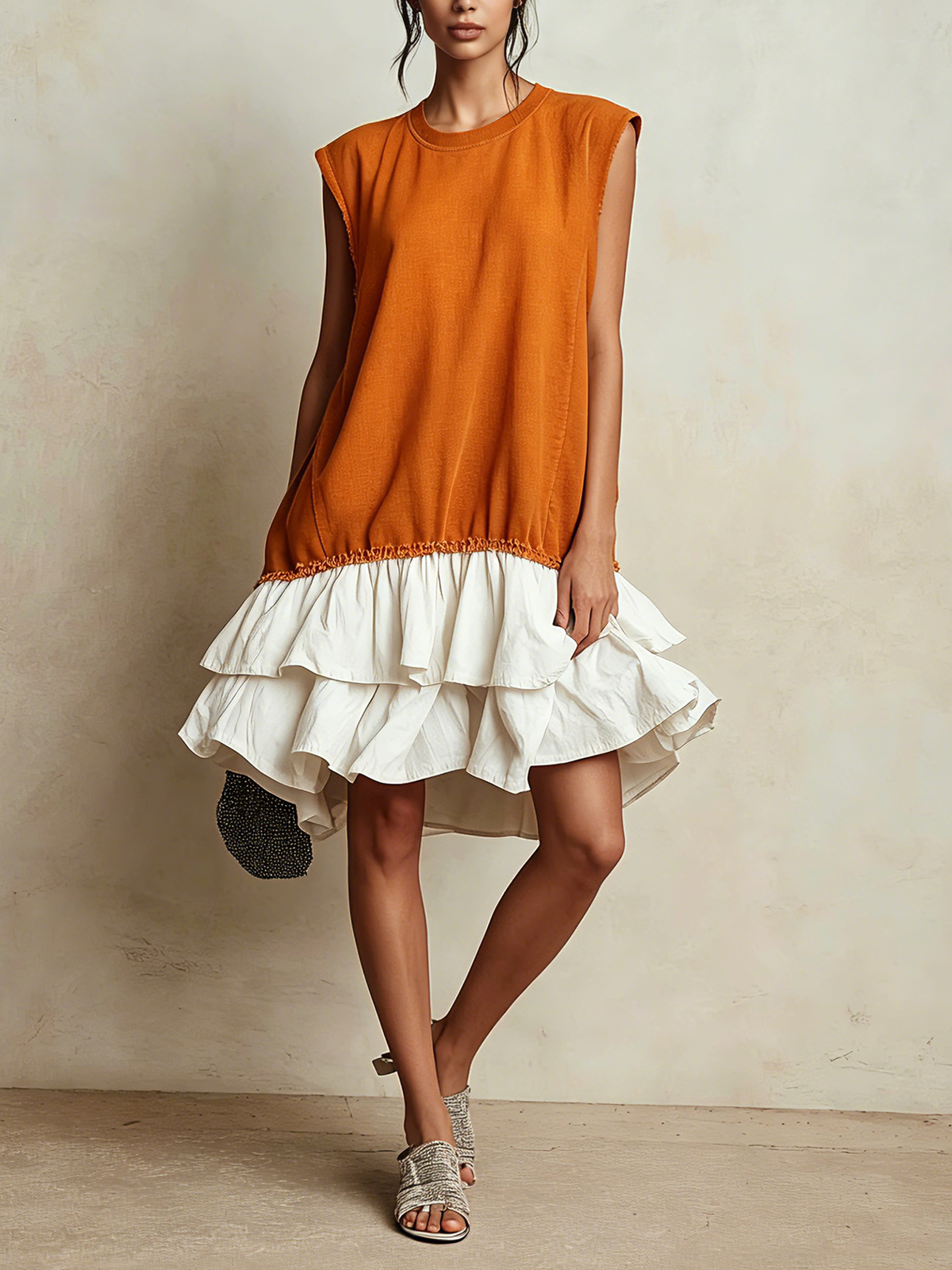 Ilaria | Relaxed Colour-Block Dress