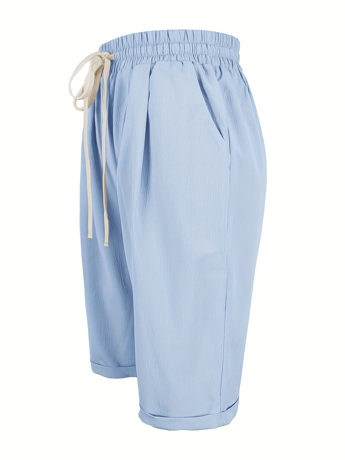Relaxed Fit Capri Pants