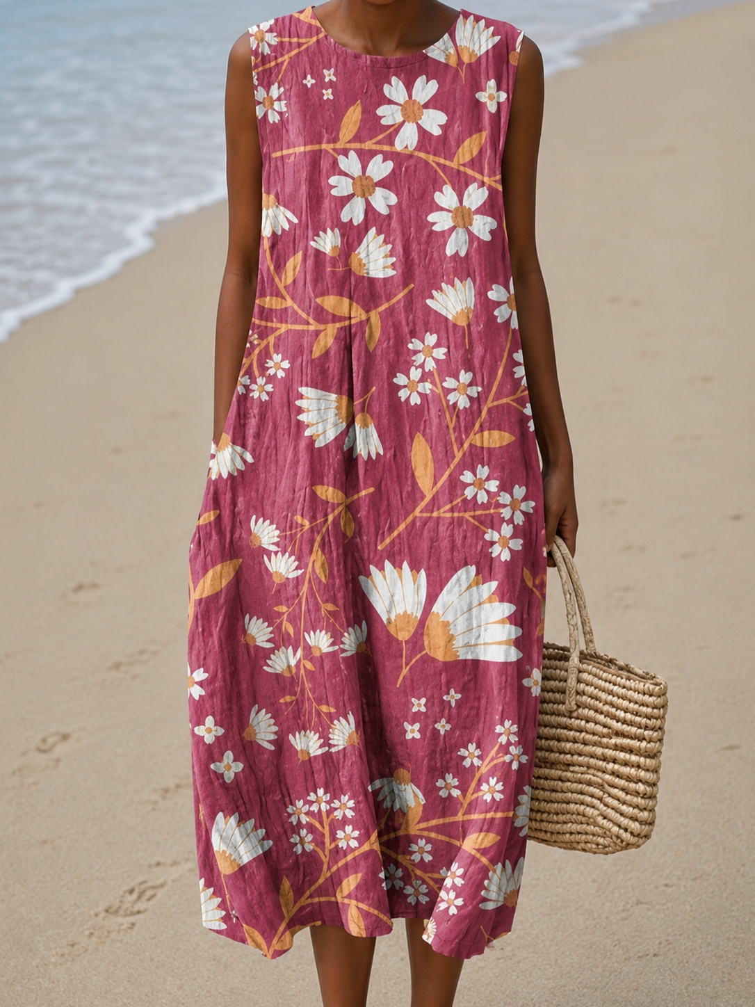 Sleeveless Midi Dress