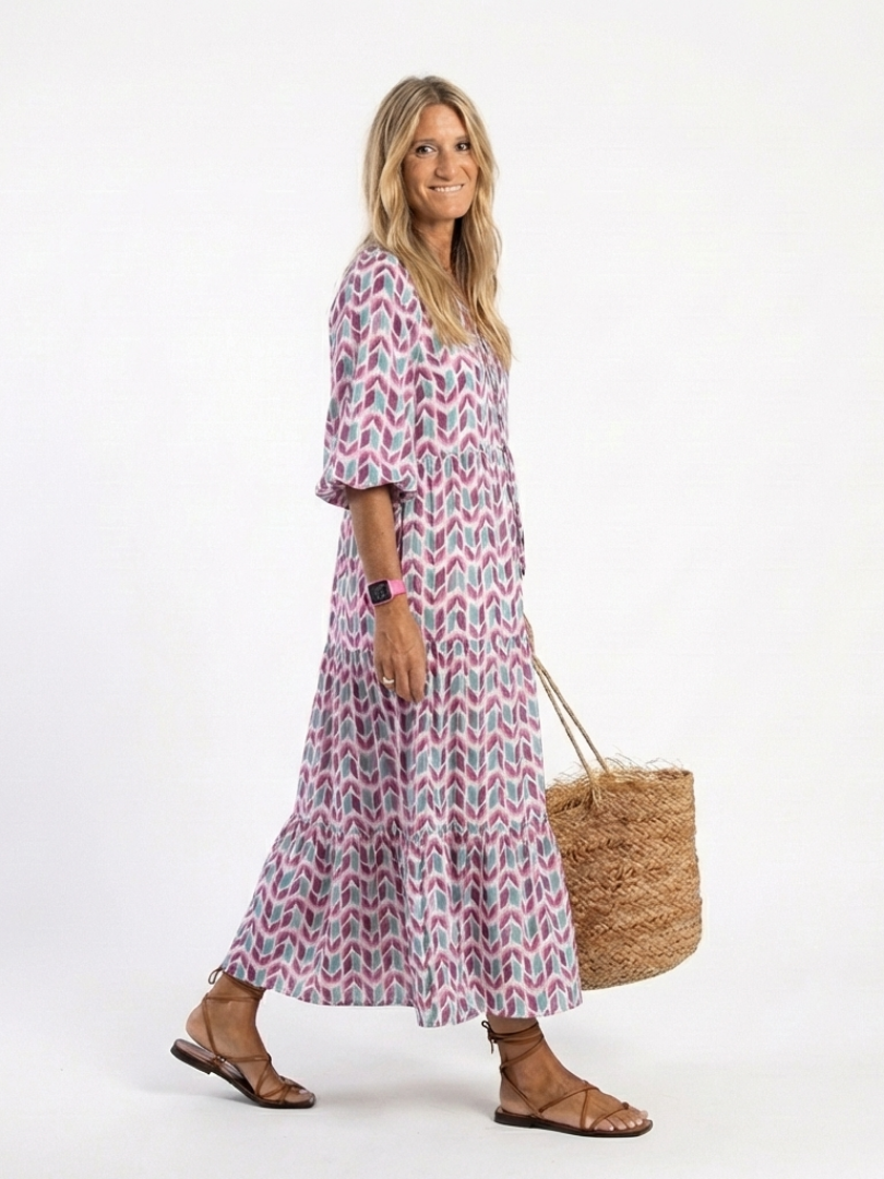 Mireya | Midi Dress with Ruffles