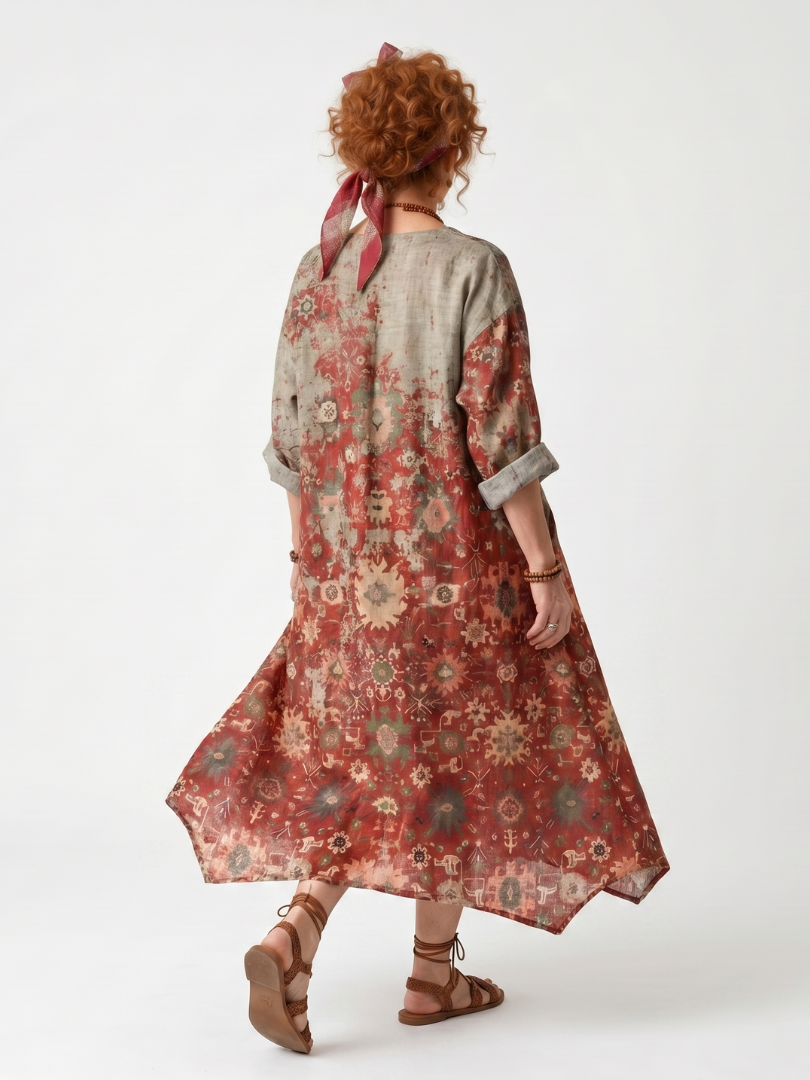 Saffron | Casual Midi Dress