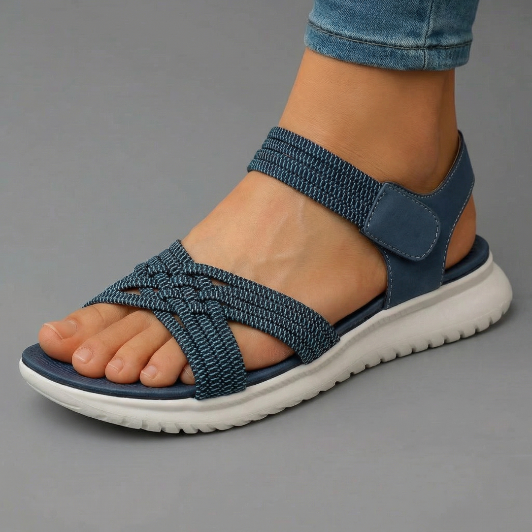 Cleo | Comfortable Quilted Sandals
