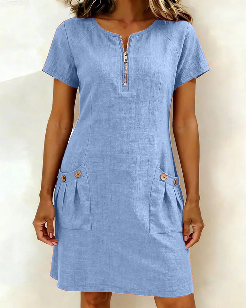 Lina Dress | Natural Elegance for Every Day