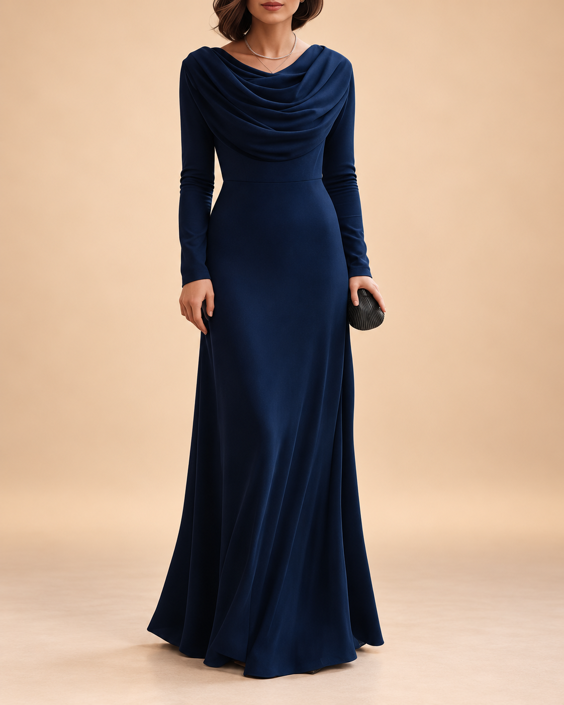 Celeste | Draped Maxi Dress