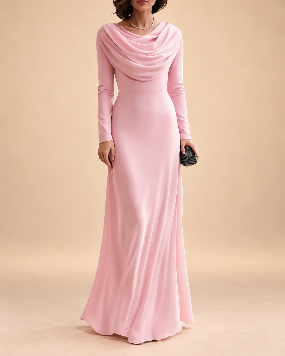 Celeste | Draped Maxi Dress