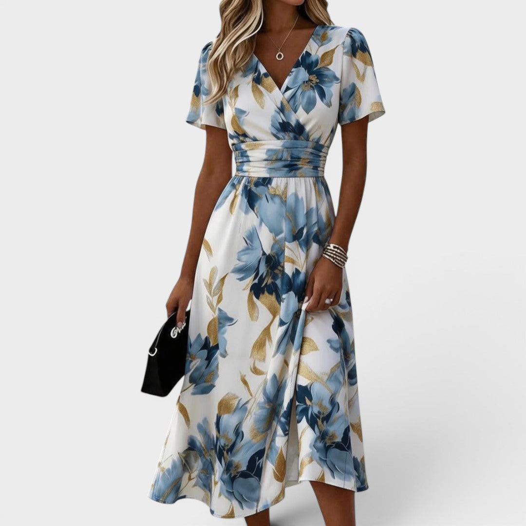 Denise | Midi Floral Dress