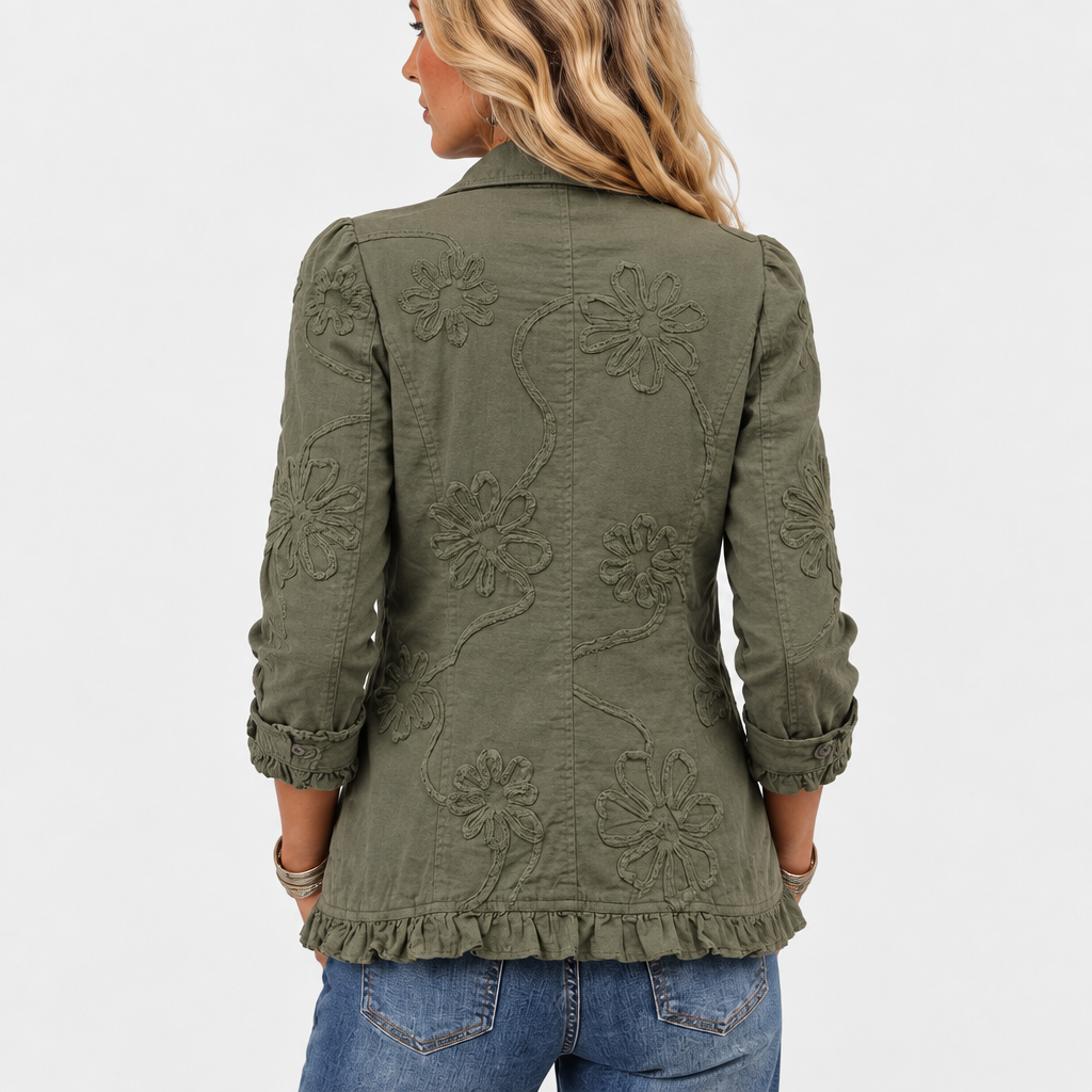 Kamberly™ - Bohemian Floral Embroidered Jacket