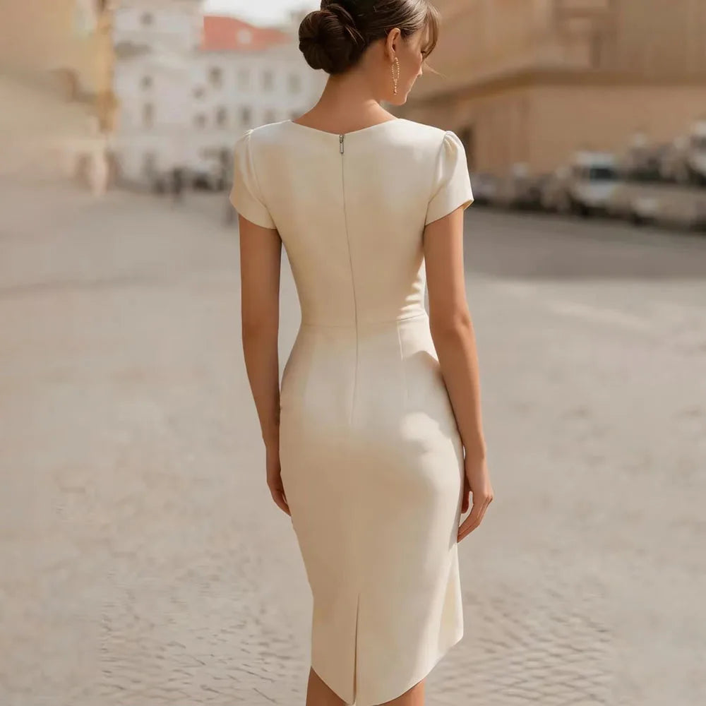Amara | Draped Midi Dress