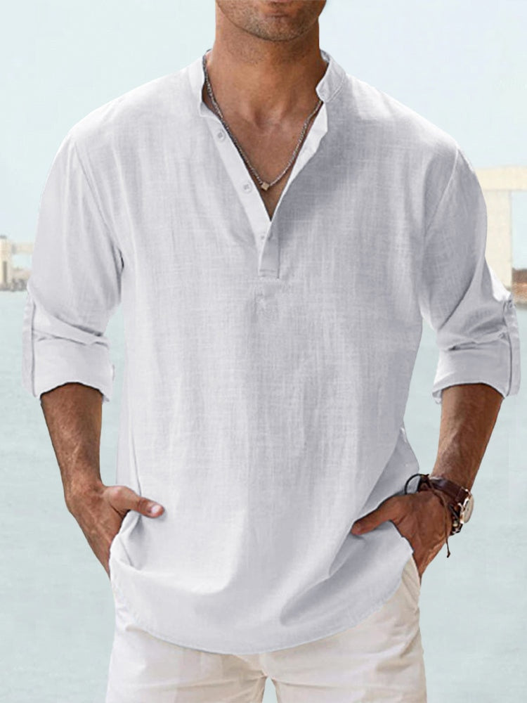Linen Shirt with Optimal Breathability