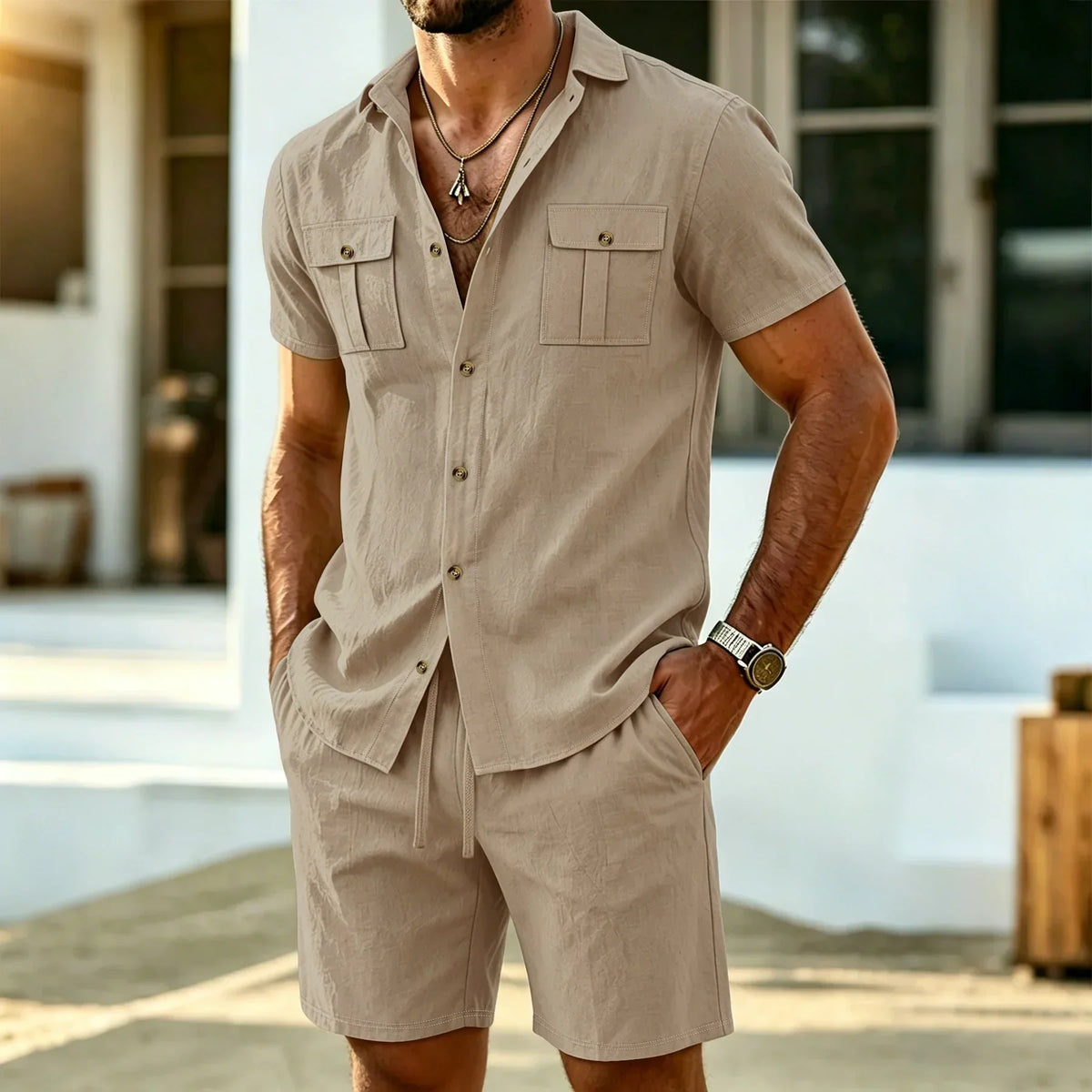 Linen Set for Men