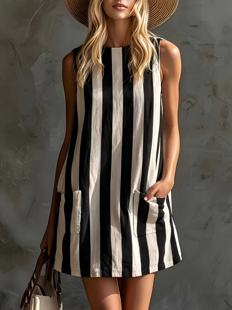 Margot | Striped Mini Dress