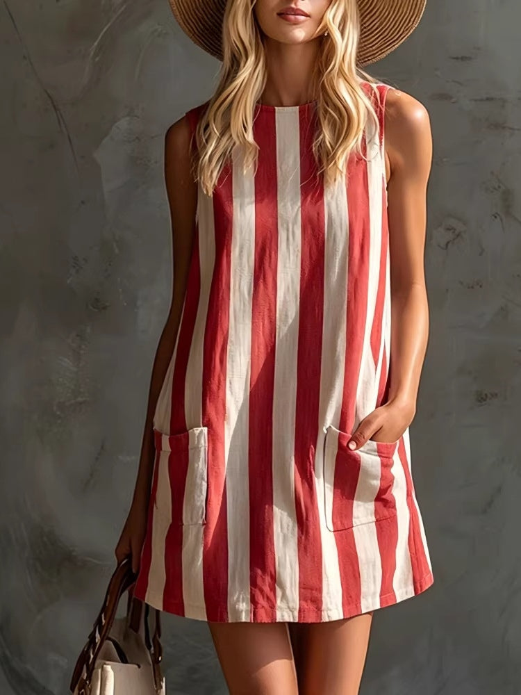 Margot | Striped Mini Dress