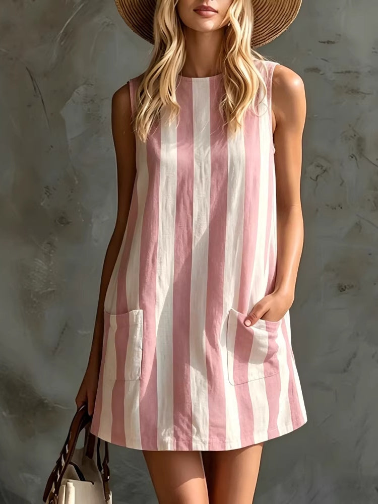 Margot | Striped Mini Dress