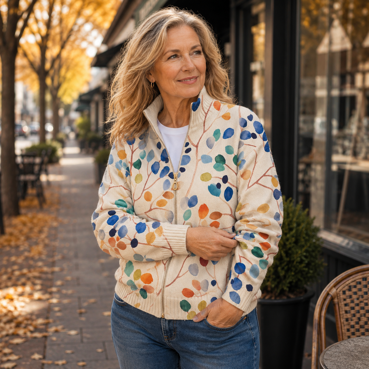 Imogene | Botanical Cardigan