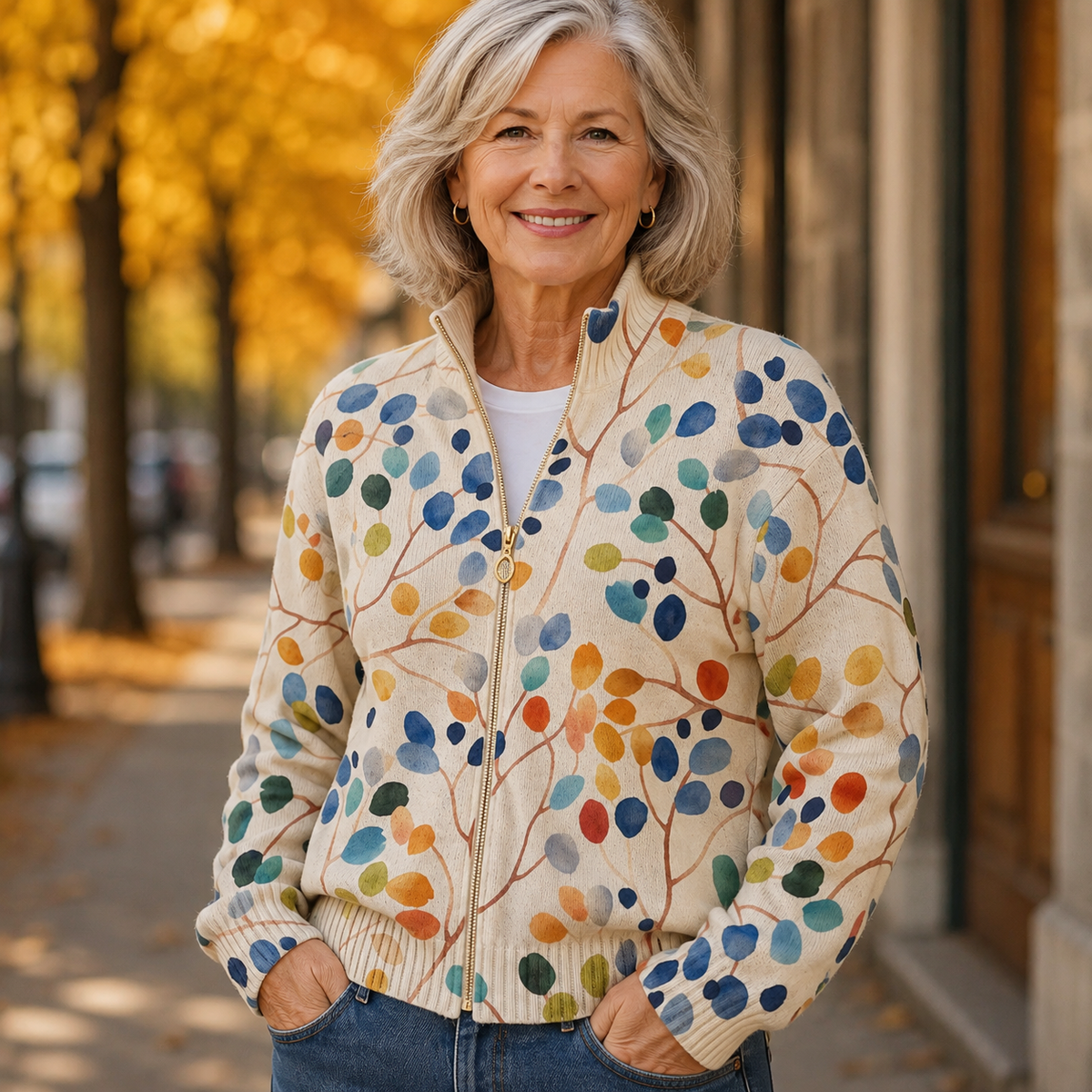 Imogene | Botanical Cardigan