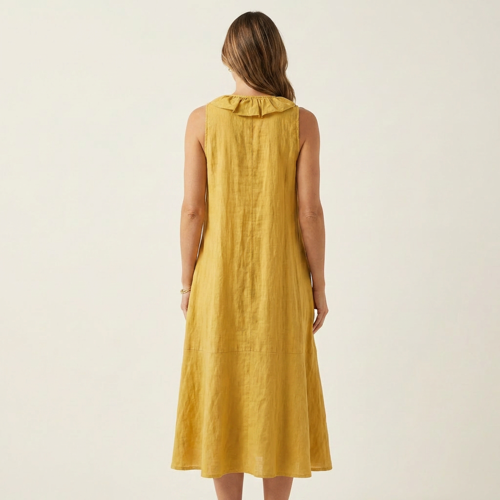 Maxi Linen Sleeveless Dress