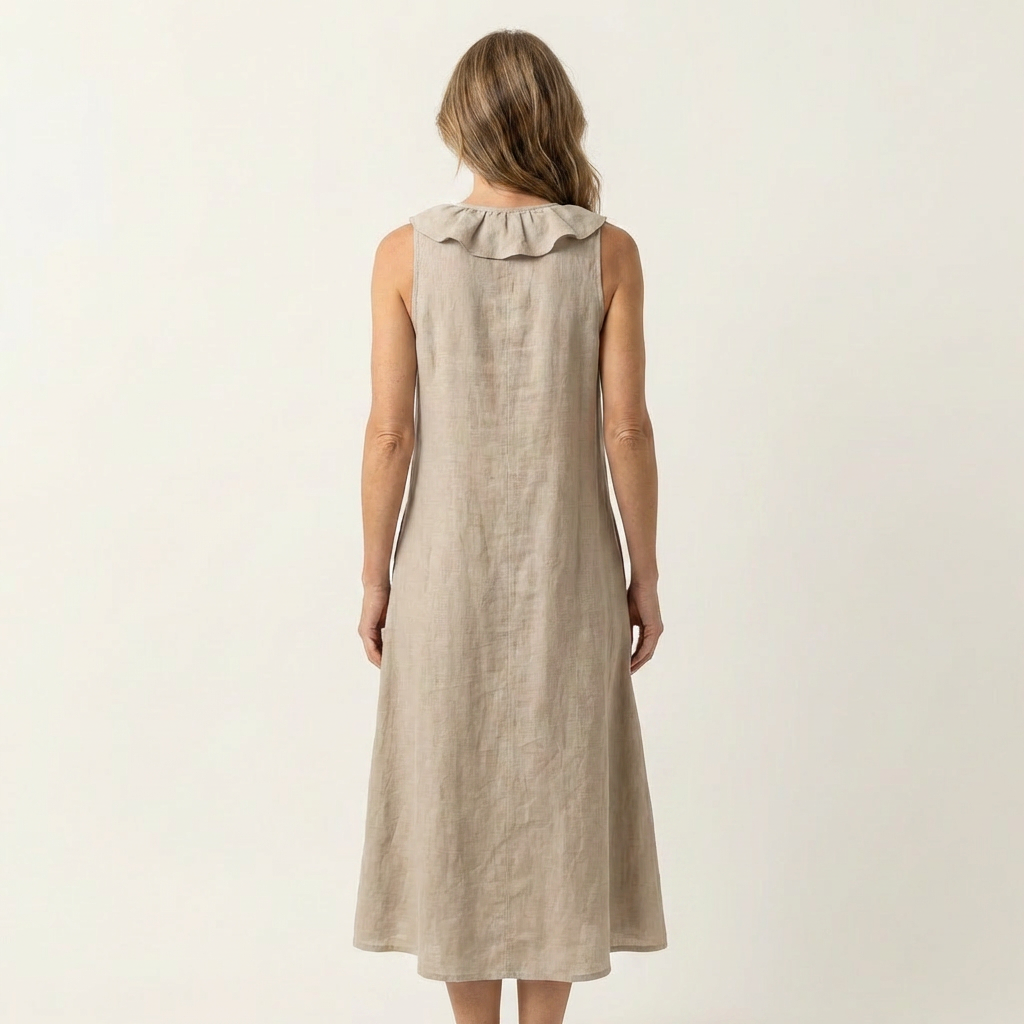 Maxi Linen Sleeveless Dress