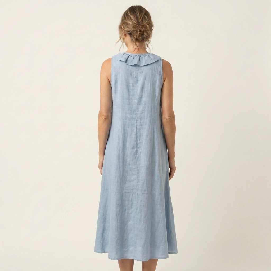 Maxi Linen Sleeveless Dress