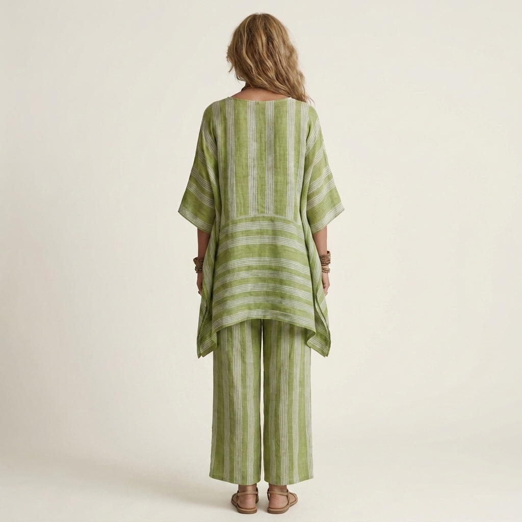Two-Tone Cotton-Linen Set