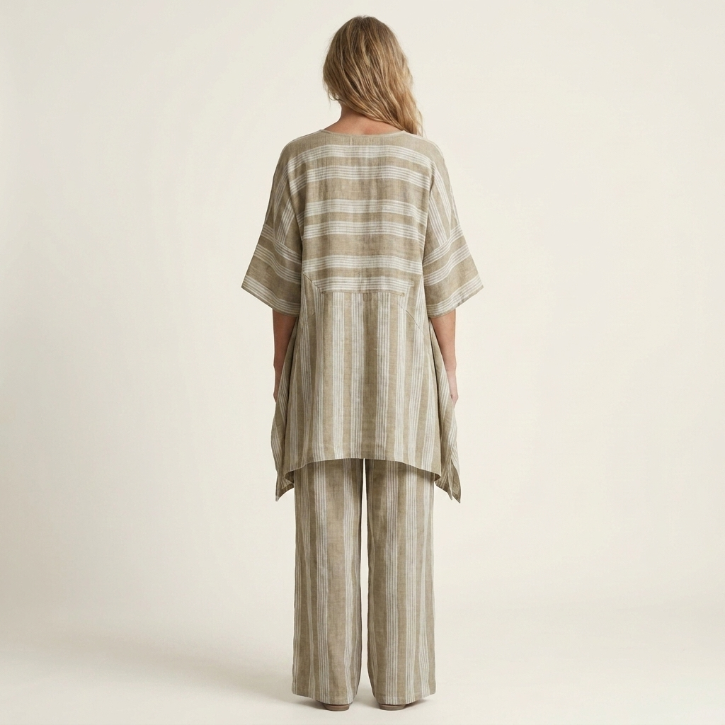 Two-Tone Cotton-Linen Set