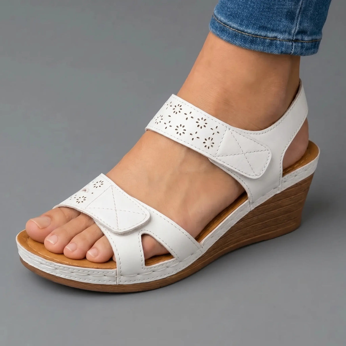 Prudy | Padded Wedge Heel Sandals
