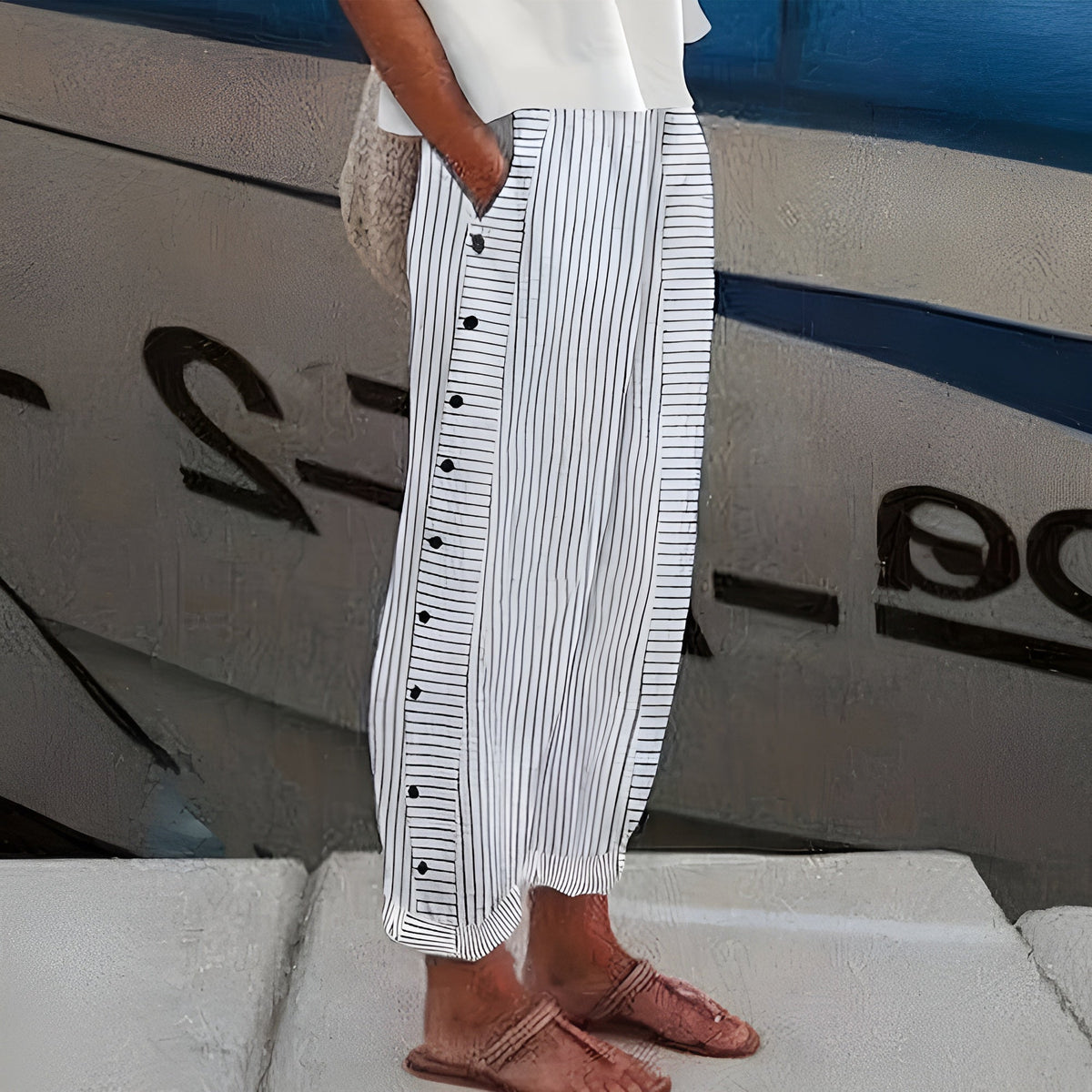 Comfortable Pants with Side Pockets
