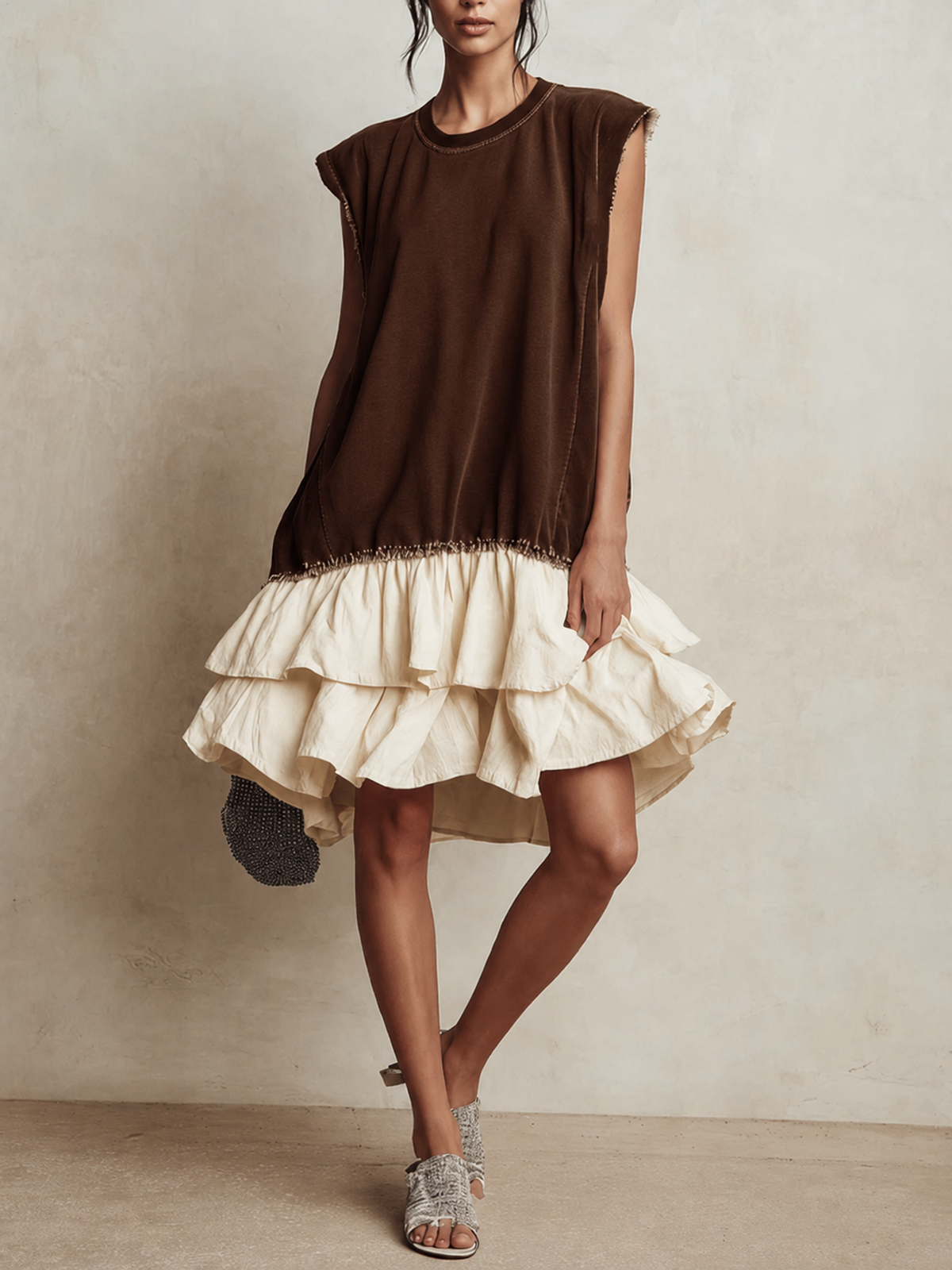 Ilaria | Relaxed Colour-Block Dress