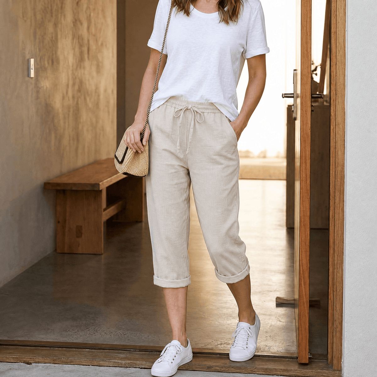 Lyora – Women's Capri Pants for Effortless Everyday Style