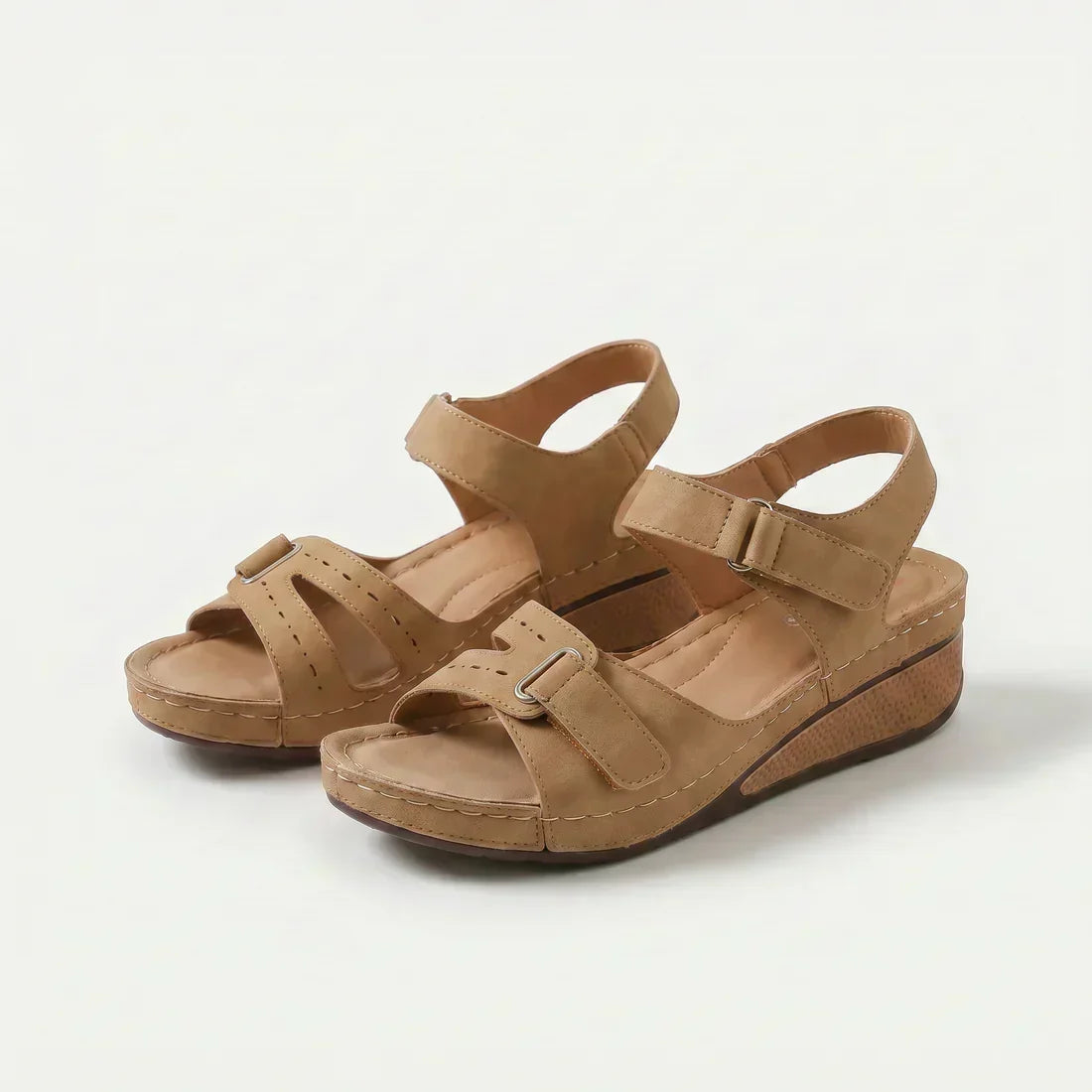 Coralie | Comfort Wedge Sandals with Cushioning