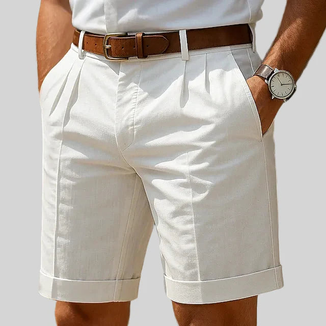 Summer Short Plissé Chinos