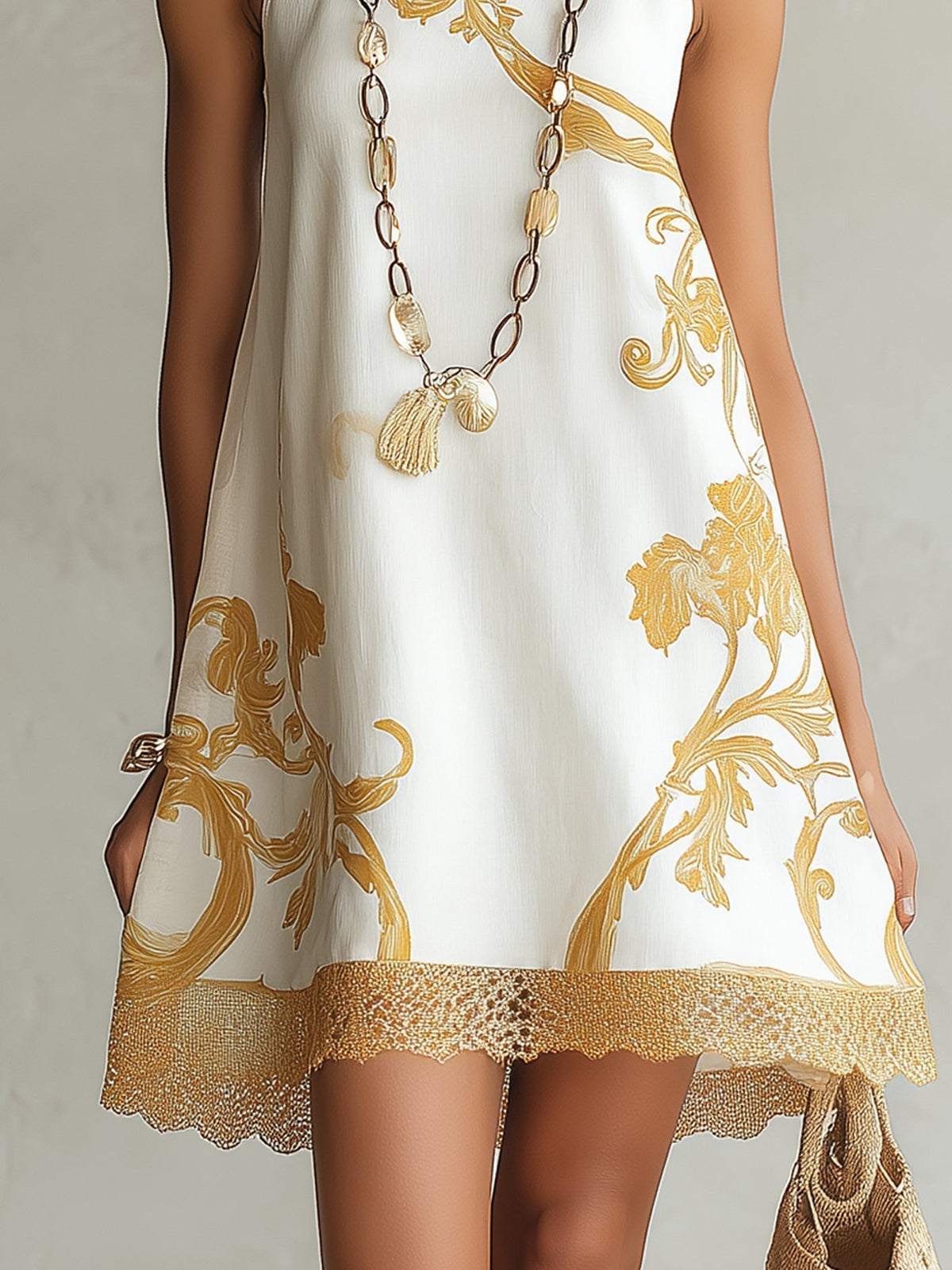 Héloïse | White Lace Mini Dress