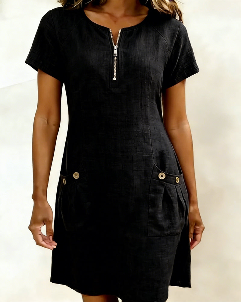 Lina Dress | Natural Elegance for Every Day