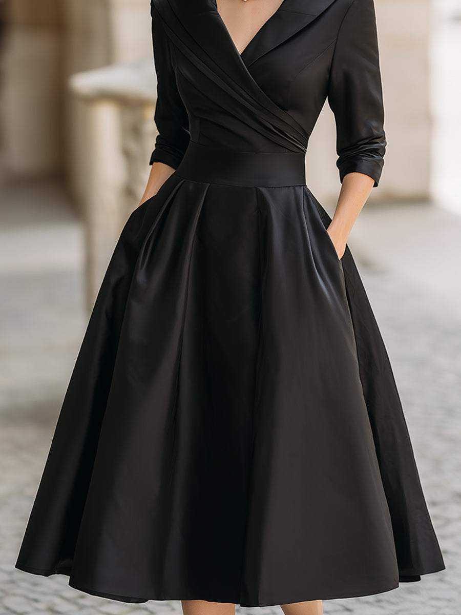 Satin Midi Robe