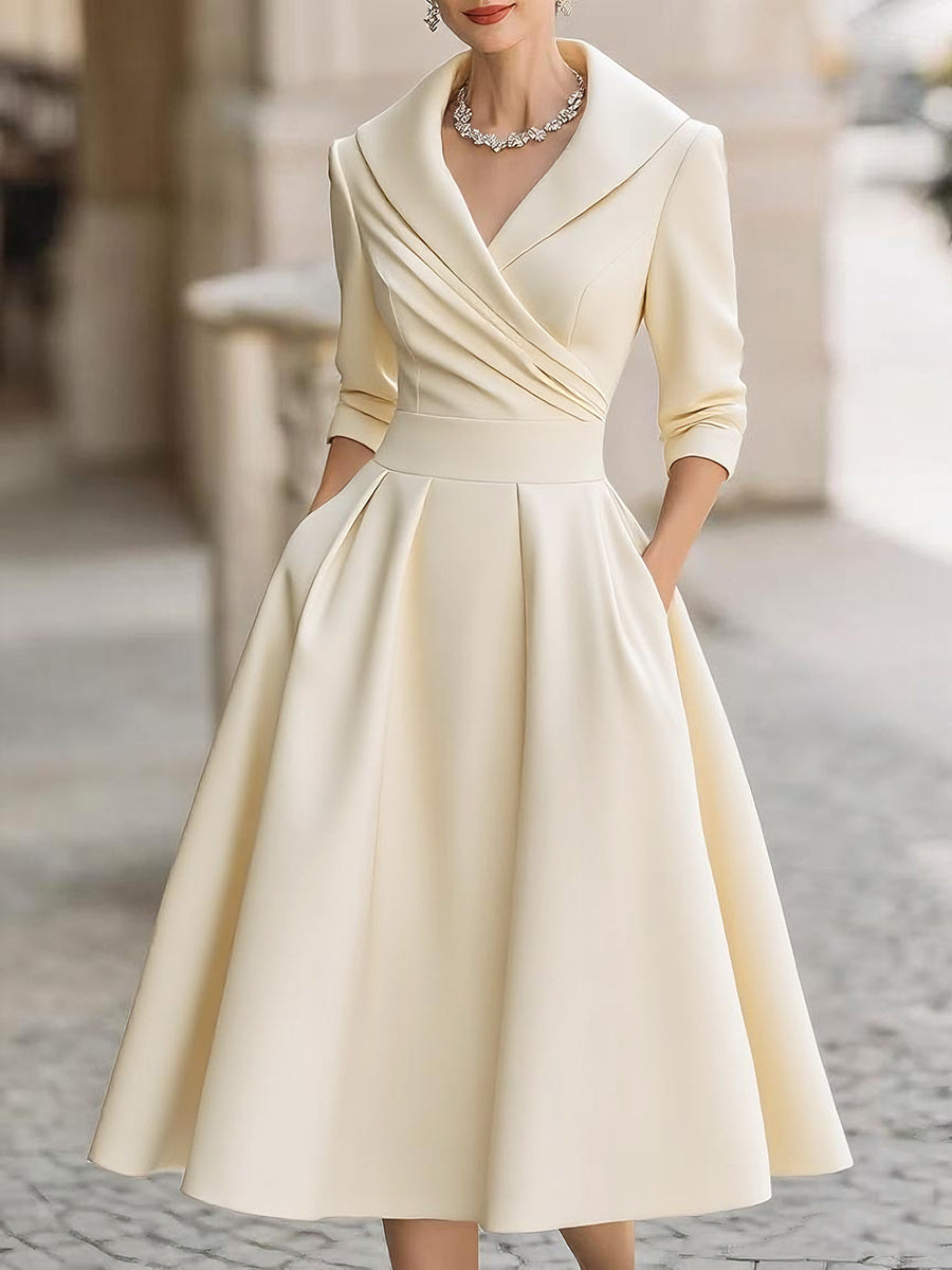 Satin Midi Robe