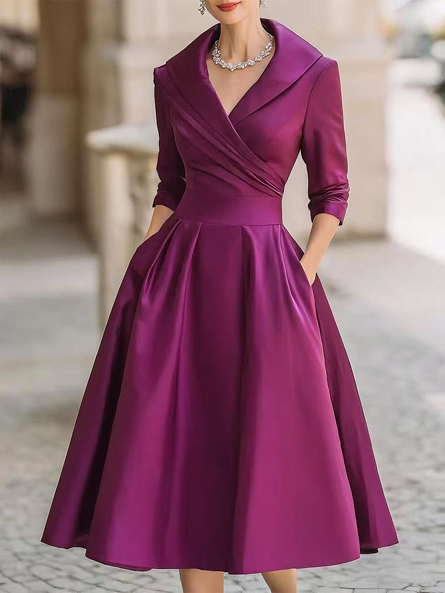 Satin Midi Robe