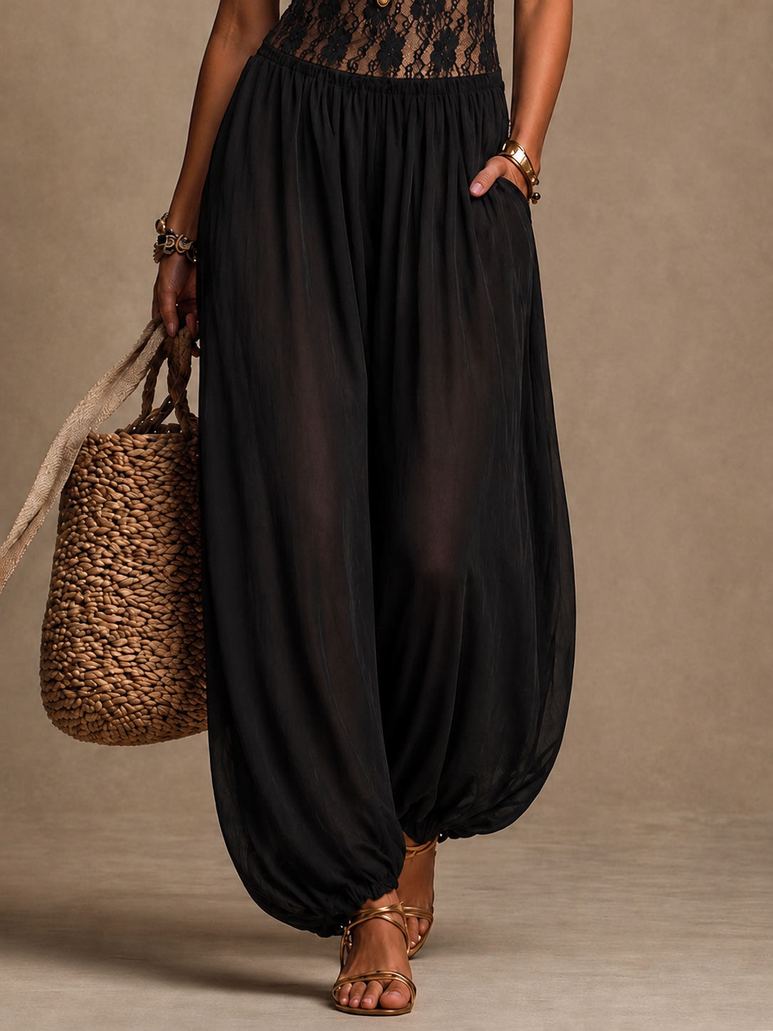 Fluid Lace Jumpsuit