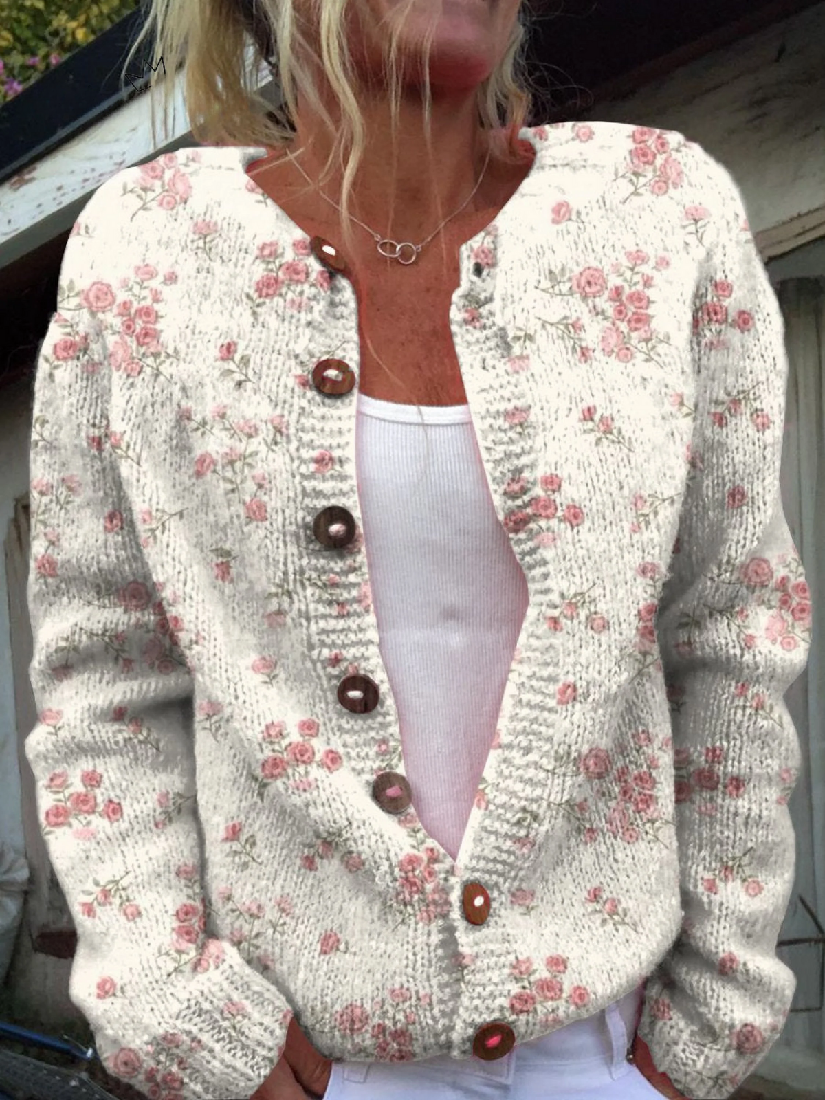 Evanthea™ | Vintage Floral Cardigan