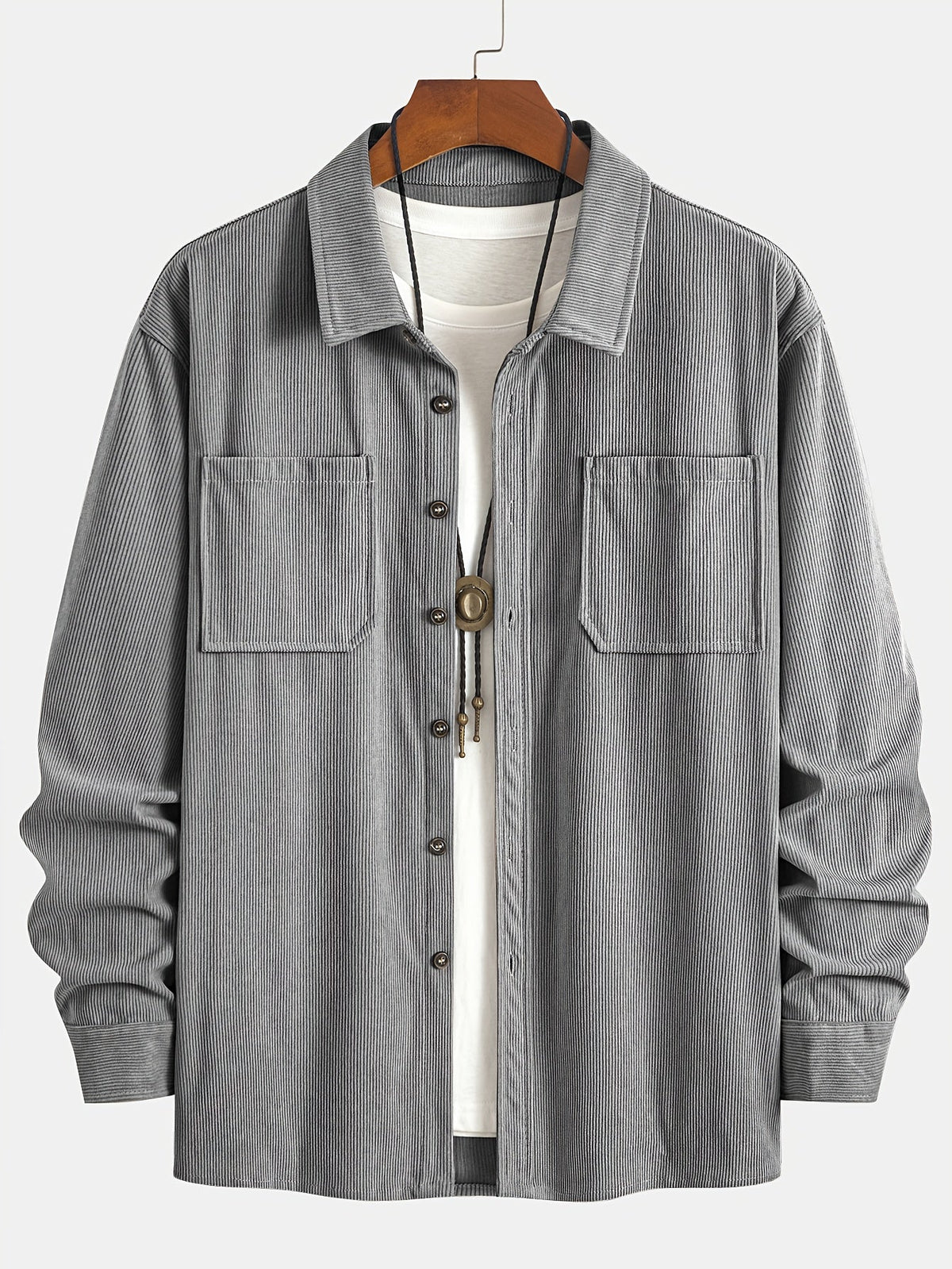 Bryce | Textured Ribbed Outer Shirt