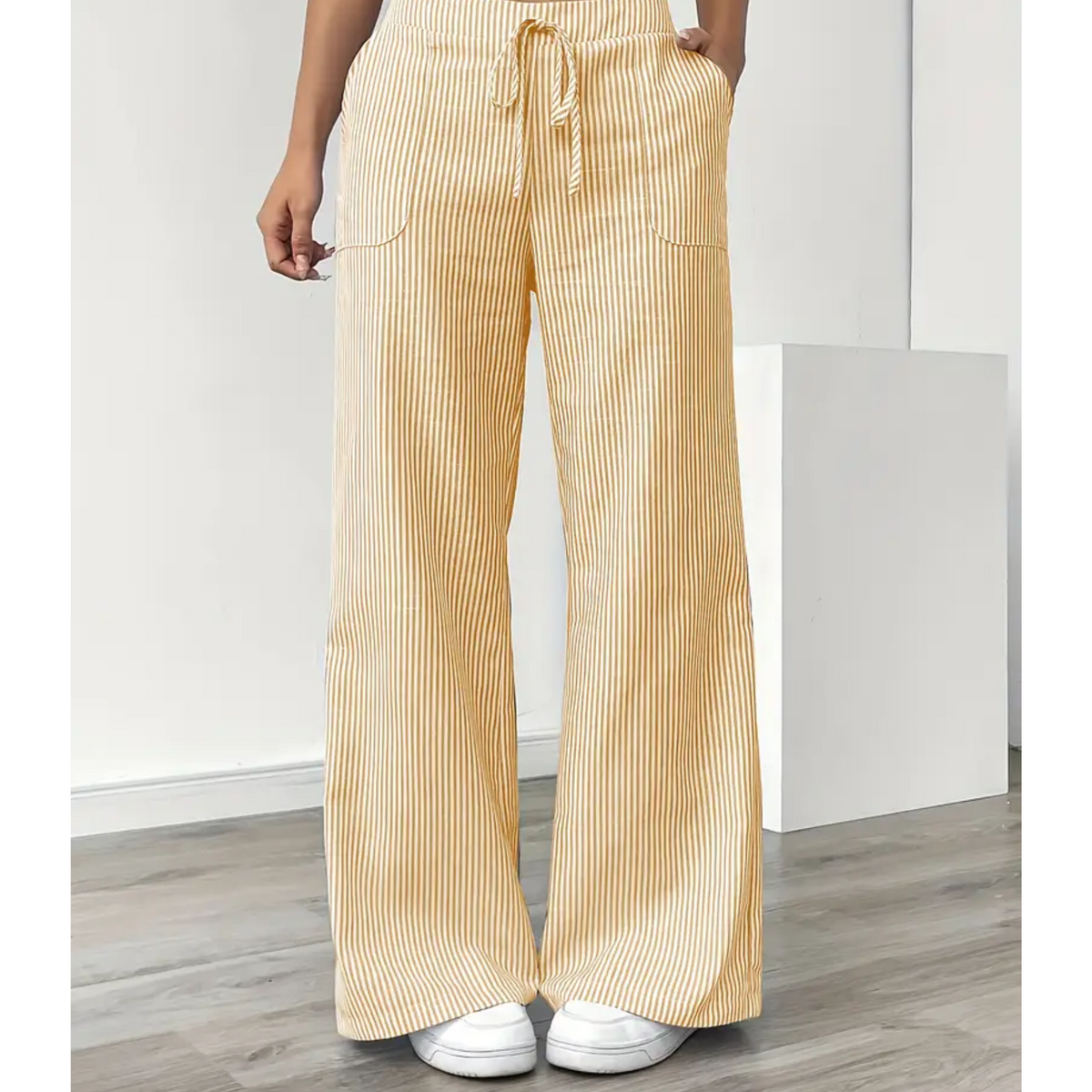 Striped Pants with Pockets