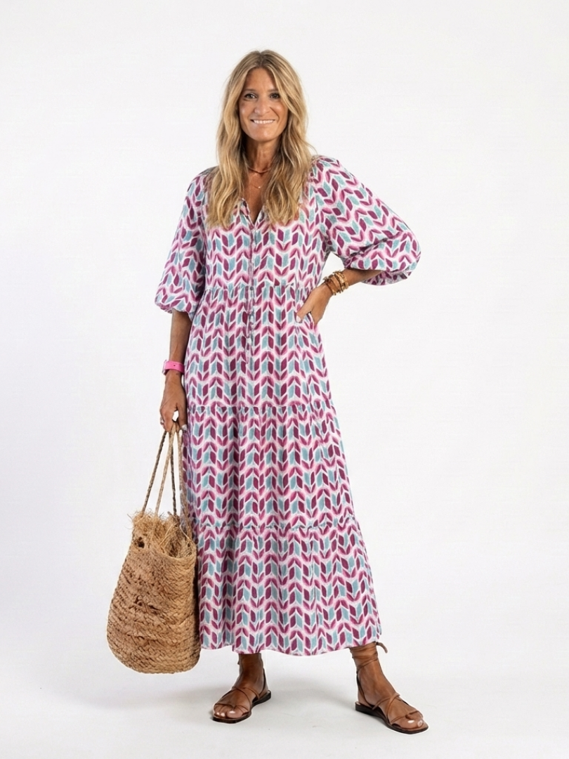 Mireya | Midi Dress with Ruffles
