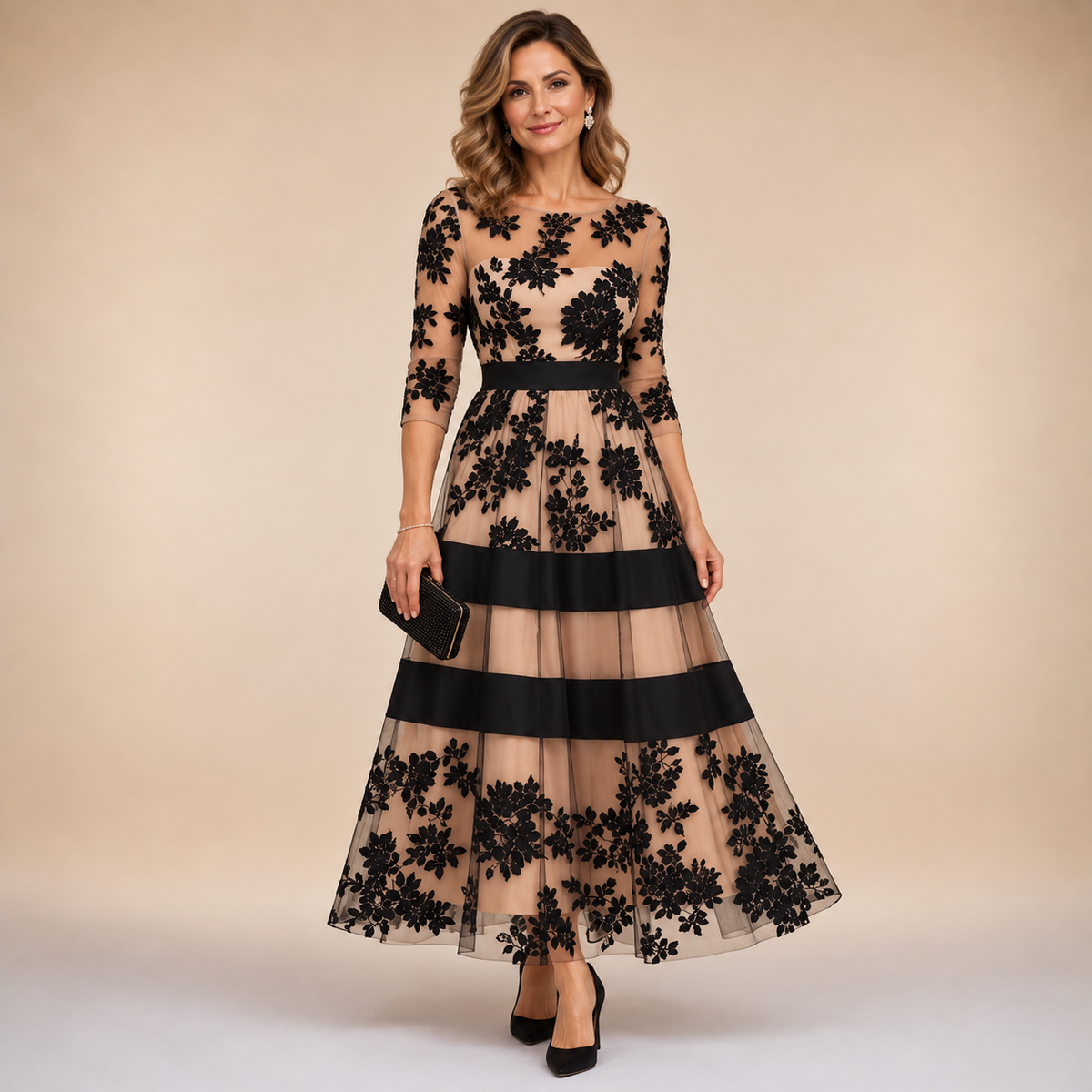 Darcy | Elegant Floral Lace Dress