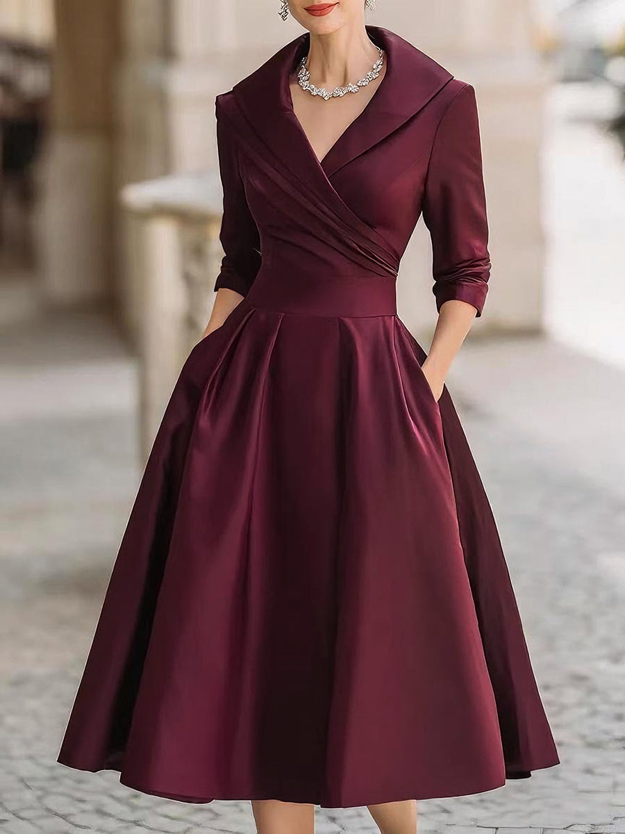 Satin Midi Robe
