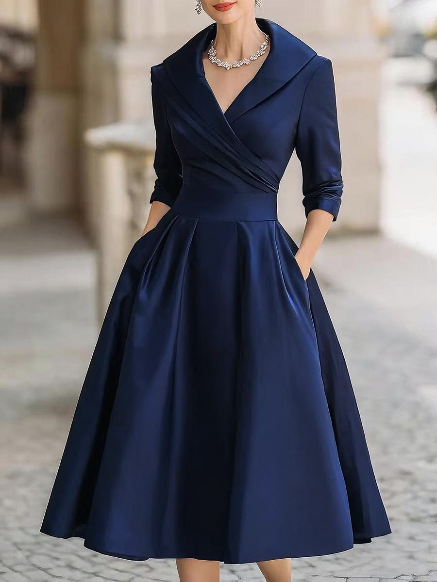Satin Midi Robe