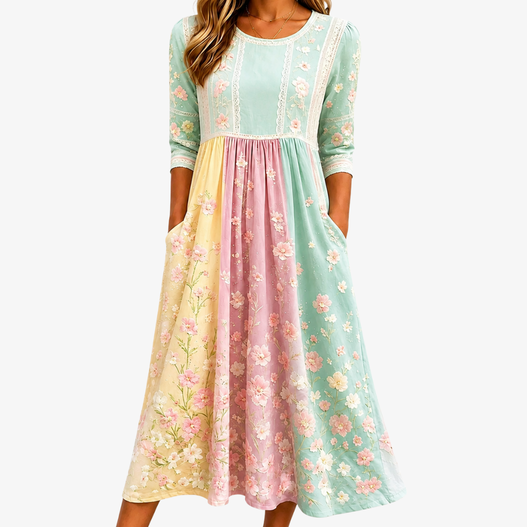 Midi Floral Dress