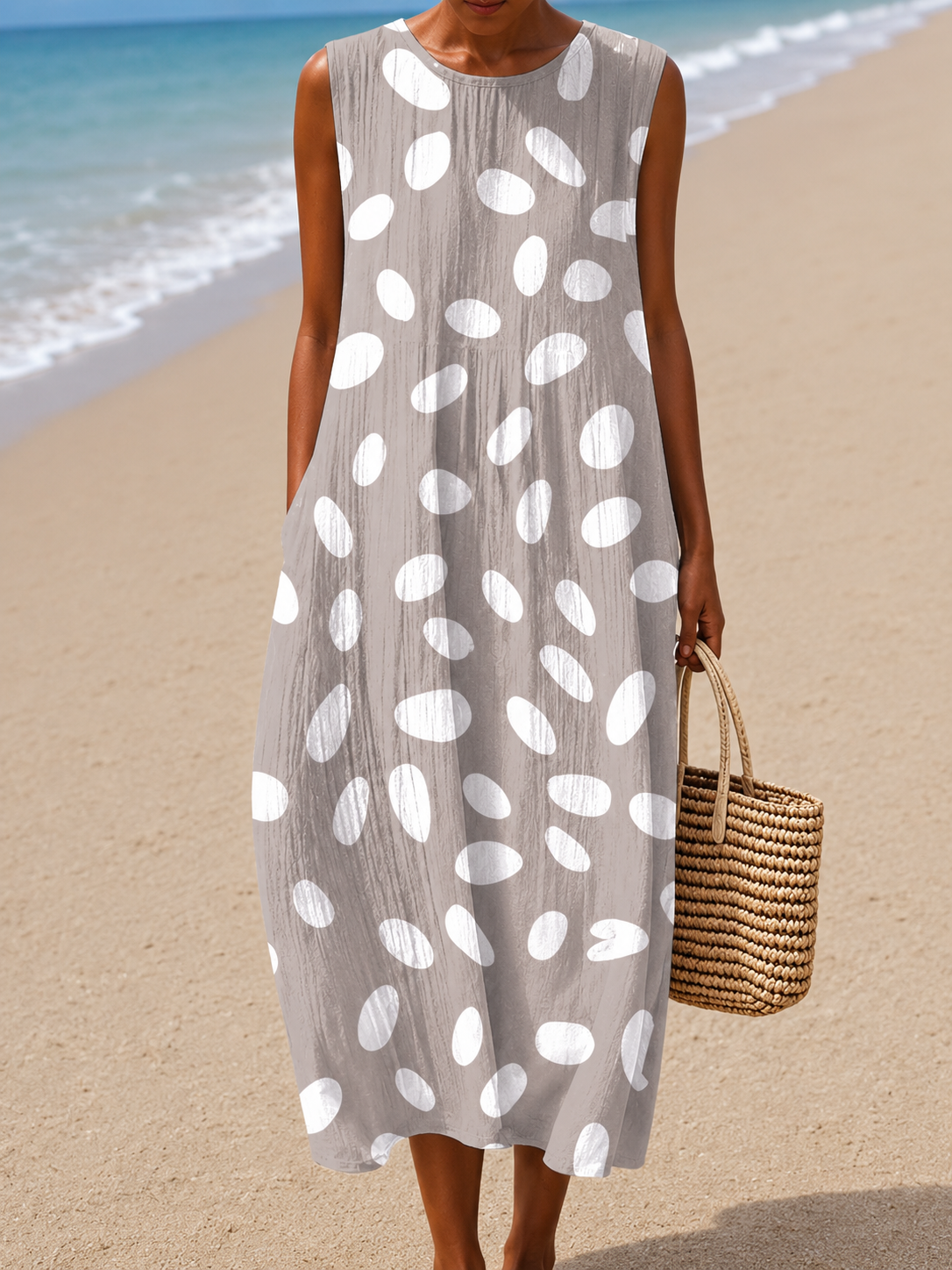 Sleeveless Midi Dress