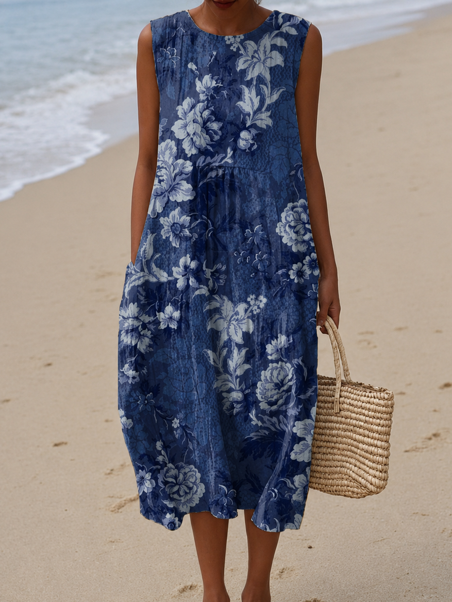 Sleeveless Midi Dress