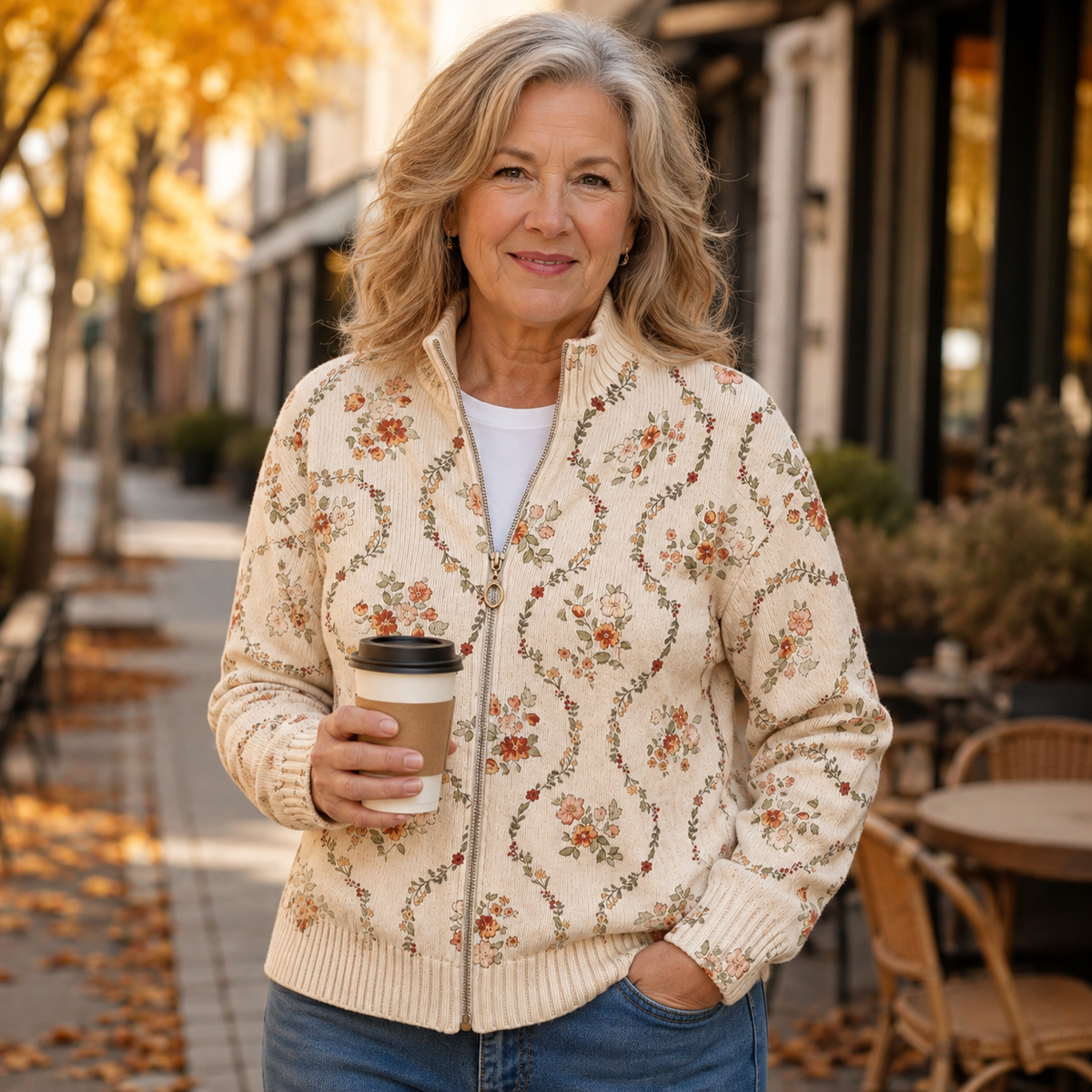 Persephone | Floral Cardigan