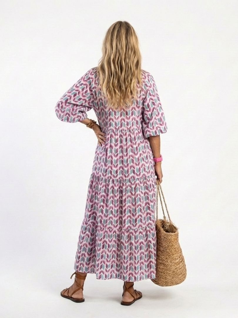 Mireya | Midi Dress with Ruffles